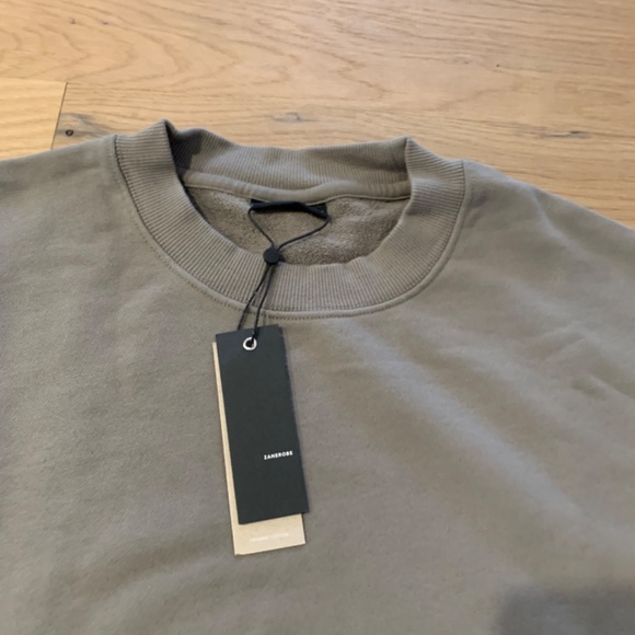 Zanerobe Orgo Crew Sweat Dk Moss Size: XXL - Picture 4 of 7